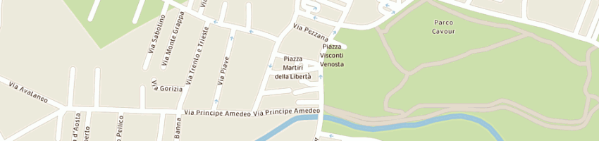 Mappa della impresa studio legale associato avvocati gabriele musso luigi villare a SANTENA