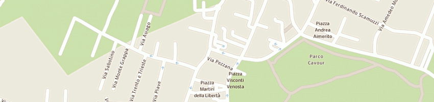 Mappa della impresa flor art di coniglio ottaviana a SANTENA