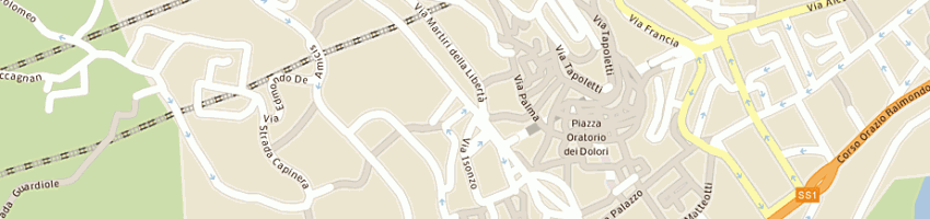 Mappa della impresa verrando gianni e csnc a SAN REMO