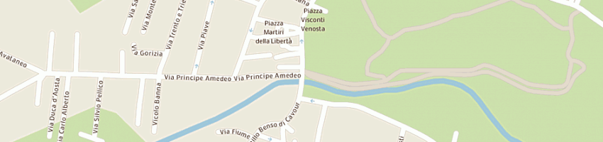 Mappa della impresa electric impianti di maniscalco giuseppe a SANTENA