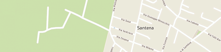 Mappa della impresa coa francesco a SANTENA