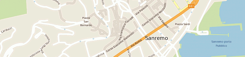 Mappa della impresa ivano pizza al volo di maria della volpe e c - societa' in accomandita semplice a SAN REMO
