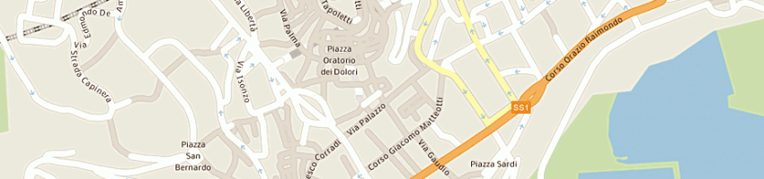 Mappa della impresa centro pensionati amici del caminetto a SAN REMO