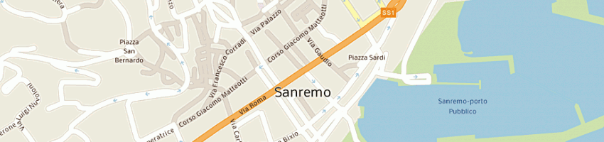 Mappa della impresa codoni gianpiero a SAN REMO