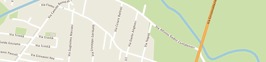 Mappa della impresa alberio angelo a SANTENA