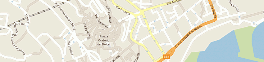 Mappa della impresa bar charly a SAN REMO