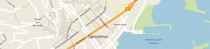 Mappa della impresa pirero marco a SAN REMO