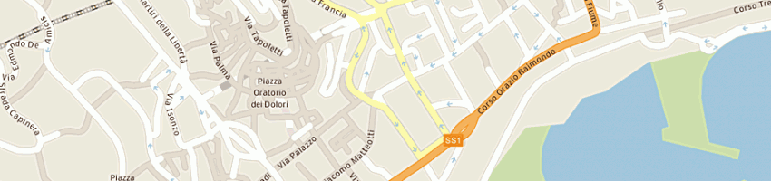 Mappa della impresa claretti a SAN REMO
