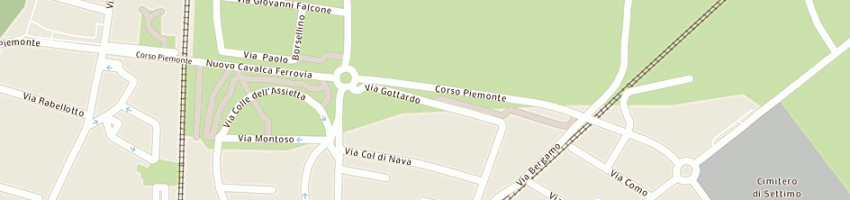 Mappa della impresa arte verde snc di luca maggiora e alberto corino a SETTIMO TORINESE