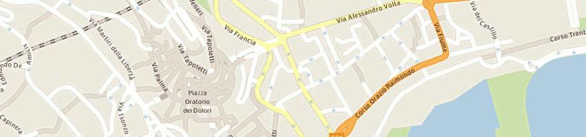 Mappa della impresa centro ascolto caritas sanremo a SAN REMO