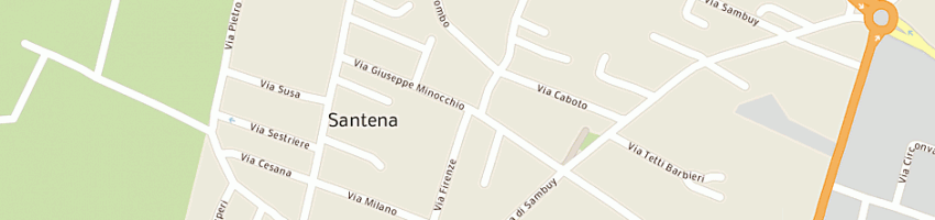 Mappa della impresa centro assistenza ferro di ferro mauro a SANTENA