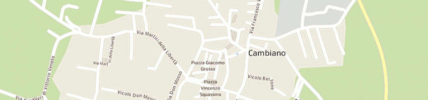 Mappa della impresa municipio a CAMBIANO
