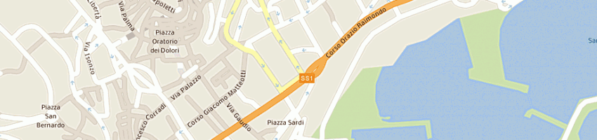 Mappa della impresa icarus elettrodomestici srl a SAN REMO