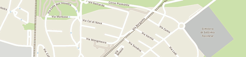 Mappa della impresa spendor di dantoni giuseppe a SETTIMO TORINESE