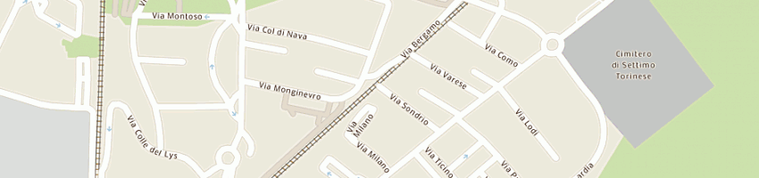 Mappa della impresa gps co sas di giuseppe giardino e c a SETTIMO TORINESE
