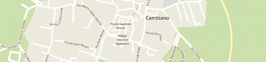 Mappa della impresa berruto e c snc a CAMBIANO