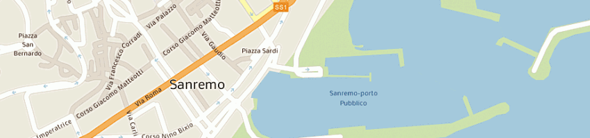 Mappa della impresa yacht club sanremo a SAN REMO