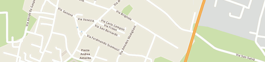 Mappa della impresa scali vincenzo a SANTENA