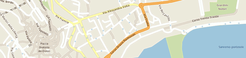 Mappa della impresa graph print piccola societa' cooperativa a responsabilita' limitata a SAN REMO