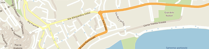 Mappa della impresa dentalstyle snc a SAN REMO