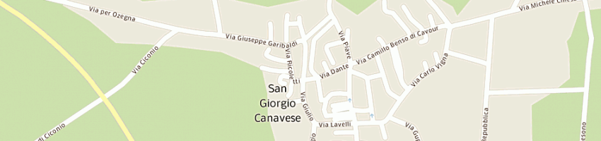 Mappa della impresa galetto paola a SAN GIORGIO CANAVESE