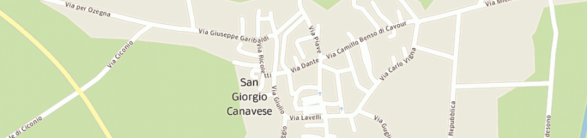Mappa della impresa comune di san giorgio canavese-polizia municipale a SAN GIORGIO CANAVESE