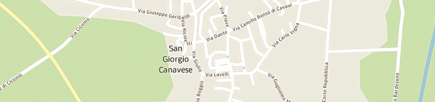 Mappa della impresa comune di san giorgio canavese a SAN GIORGIO CANAVESE