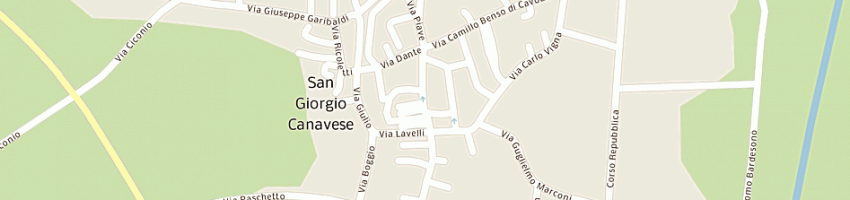 Mappa della impresa sabrina acconciature di caputo sabrina a SAN GIORGIO CANAVESE