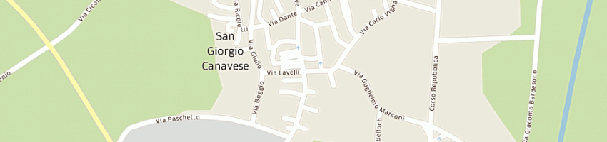Mappa della impresa immobiliare san giorgio di salerno anna maria a SAN GIORGIO CANAVESE