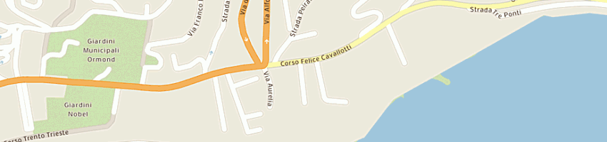 Mappa della impresa fracchia giorgio a SAN REMO
