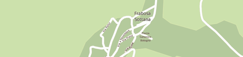 Mappa della impresa rf srl a FRABOSA SOTTANA