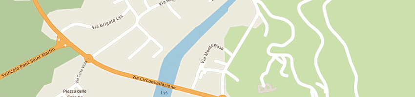 Mappa della impresa vigili del fuoco a PONT SAINT MARTIN