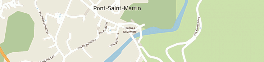 Mappa della impresa trattoria pizzeria new york a PONT SAINT MARTIN