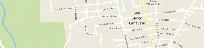 Mappa della impresa milling control sas di bellini diego e c a SAN GIUSTO CANAVESE