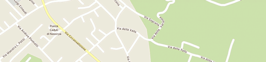 Mappa della impresa provincia italiana della congregazione delle pie discepole del divin maestro a SANFRE 