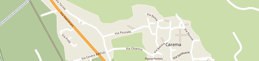 Mappa della impresa poste italiane a CAREMA