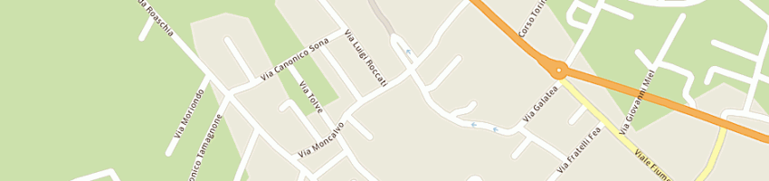 Mappa della impresa cm cooper market di tartaggia mariagrazia e c snc a CHIERI