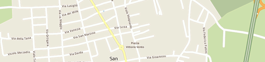 Mappa della impresa bertinetti bruna a SAN GIUSTO CANAVESE