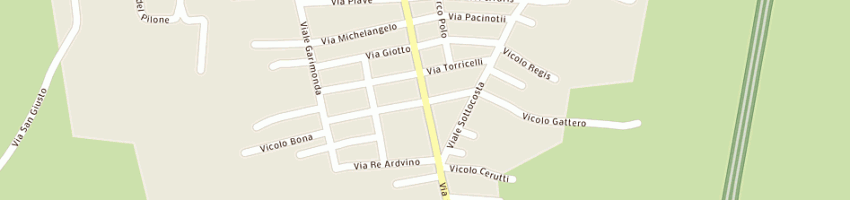 Mappa della impresa javello danilo a SAN GIUSTO CANAVESE