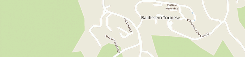 Mappa della impresa paletto falegnameria a BALDISSERO TORINESE