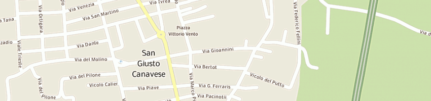 Mappa della impresa pacelli massimo a SAN GIUSTO CANAVESE