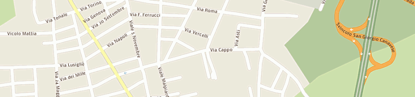 Mappa della impresa capano santo a SAN GIUSTO CANAVESE