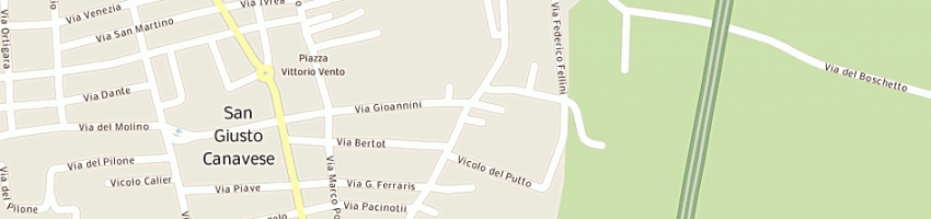 Mappa della impresa intercom srl a SAN GIUSTO CANAVESE