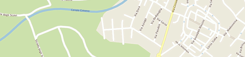 Mappa della impresa autosiri sas a CASTIGLIONE TORINESE