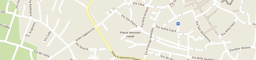 Mappa della impresa artitex di vossu giuseppe e c snc a CHIERI
