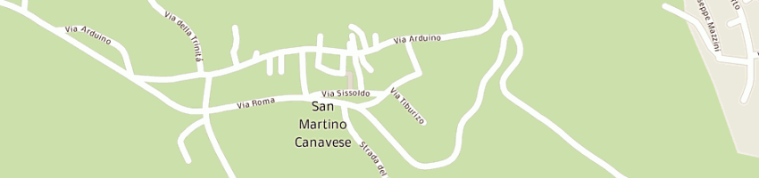 Mappa della impresa ferrarese vittorio a SAN MARTINO CANAVESE
