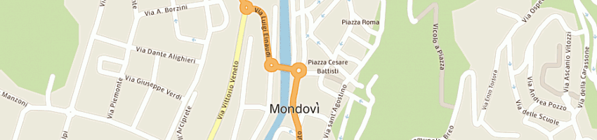 Mappa della impresa mora daniela a MONDOVI 