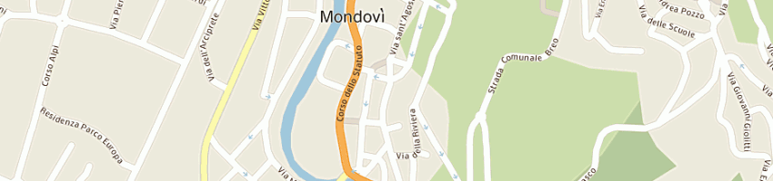 Mappa della impresa six srl a MONDOVI 