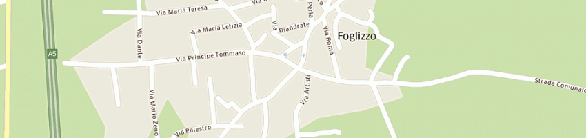 Mappa della impresa tavano anna maria a FOGLIZZO