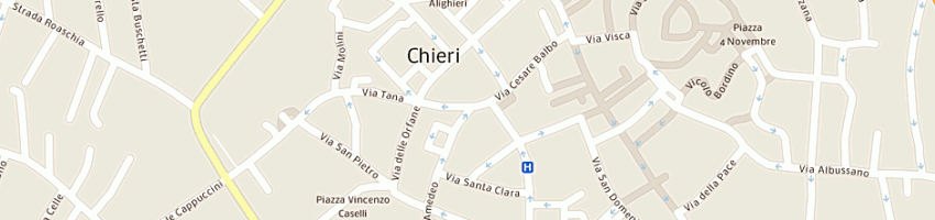 Mappa della impresa lattanzio snc di lattanzio mariagrazia e c a CHIERI